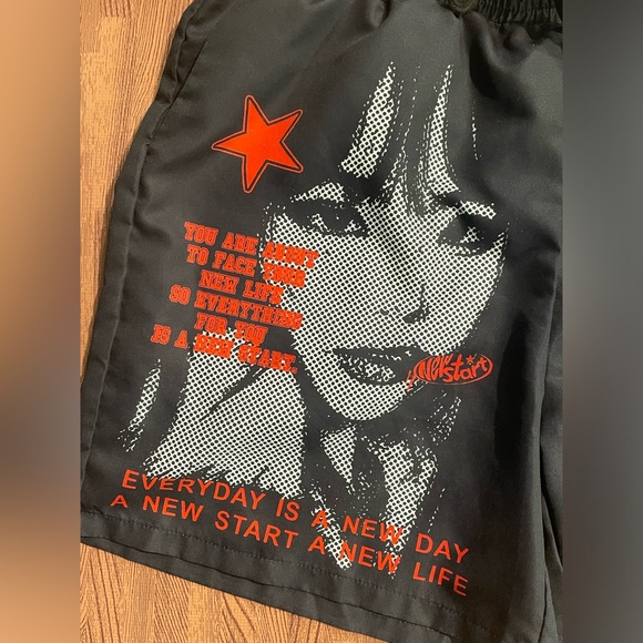 Romwe Men's Anime Shorts *Excellent Cond* Size L - Picture 6 of 6